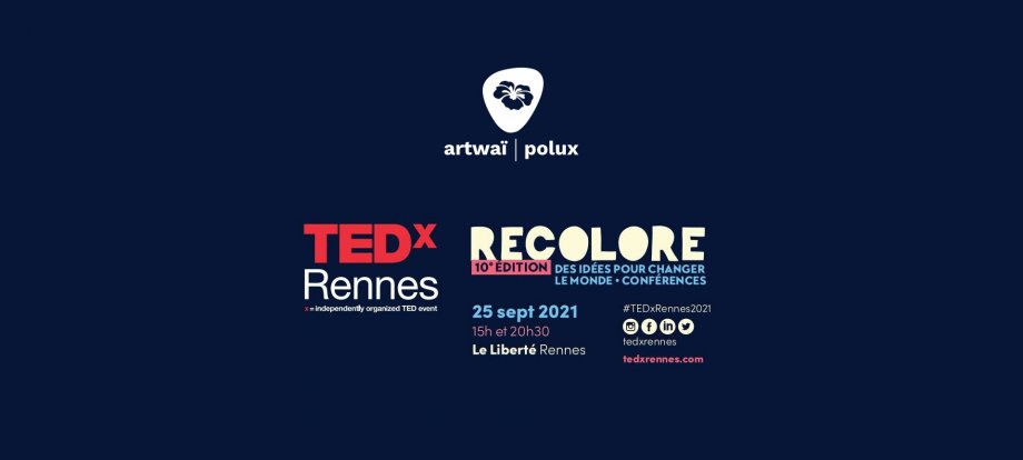 Polux et artwaï recolorent Rennes avec le prochain TEDxRENNES.